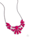 Paparazzi Dazzling Diadem - Pink Necklace