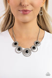 Paparazzi Dramatic Darling - Black Necklace