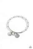 Paparazzi Bodacious Beacon - White Bracelet