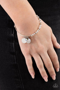 Paparazzi Bodacious Beacon - White Bracelet