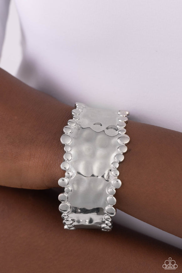 Paparazzi Handcrafted Haute - Silver Bracelet