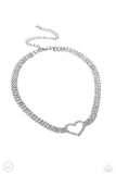 Paparazzi Rows of Romance - White Necklace