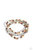 Paparazzi Natural Notion - Brown Bracelet