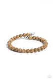 Paparazzi Sinuous Stones - Brown Bracelet