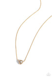 Paparazzi Simply Sentimental - Gold Necklace