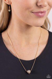 Paparazzi Simply Sentimental - Gold Necklace