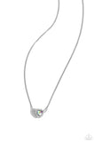 Paparazzi Simply Sentimental - White Necklace