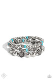 Paparazzi Garden Party Passion - Blue Bracelet