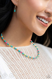 Paparazzi Arid Ambiance - Blue Necklace