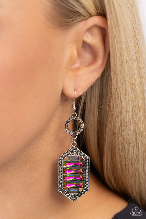 Paparazzi Combustible Craving - Multi Earrings