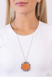 Paparazzi Courting Courtside - Orange Necklace