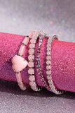 Paparazzi True Love's Theme - Pink Bracelet