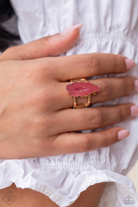 Paparazzi Mineral Masterpiece - Pink Ring