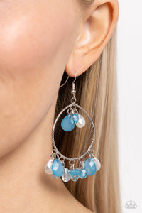 Paparazzi Elite Expression - Blue Earring