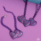 Paparazzi Low-Key Lovestruck - Purple Necklace