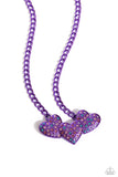 Paparazzi Low-Key Lovestruck - Purple Necklace