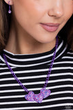 Paparazzi Low-Key Lovestruck - Purple Necklace