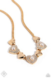 Paparazzi Ardent Antique - Gold Necklace