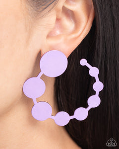 Paparazzi Have It Both PHASE - Purple Earring