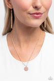 Paparazzi Initial Elegance - Rose Gold - A Necklace