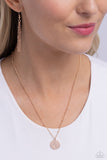 Paparazzi Initial Elegance - Rose Gold - Q Necklace