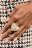 Paparazzi Heartfelt Heritage - Gold Ring