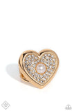 Paparazzi Heartfelt Heritage - Gold Ring