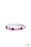 Paparazzi Sugar-Coated Sparkle - Pink Bracelet