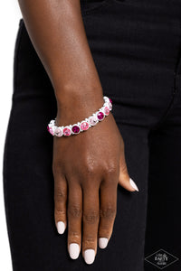 Paparazzi Sugar-Coated Sparkle - Pink Bracelet