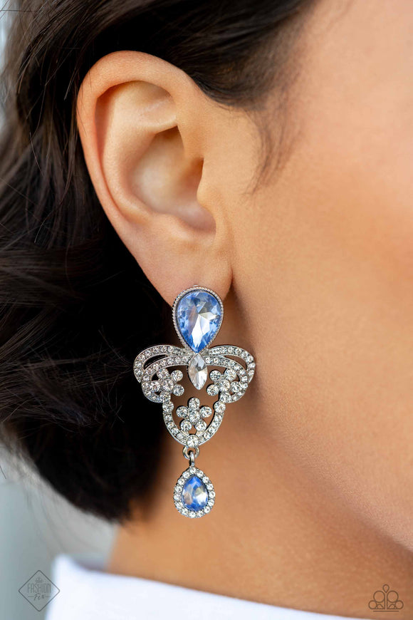 Paparazzi Giving Glam - Blue Earring