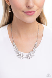 Paparazzi Luxury Laurels - White Necklace