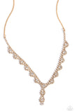 Paparazzi Executive Embellishment - Gold Necklace