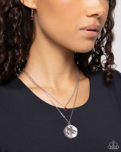 Paparazzi Birthstone Beauty January - Red Necklace