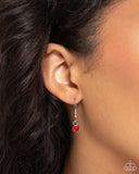 Paparazzi Birthstone Beauty July - Red Necklace