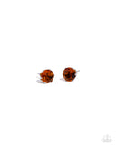 Paparazzi Breathtaking Birthstone November - Orange Earring