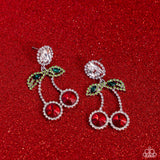 Paparazzi Cherry Picking - Red Earring