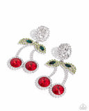 Paparazzi Cherry Picking - Red Earring