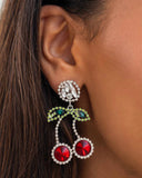 Paparazzi Cherry Picking - Red Earring