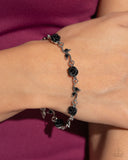 Paparazzi Roses Supposes - Black Bracelet