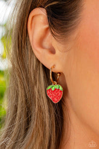 Paparazzi Fashionable Fruit - Gold Earring