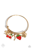 Paparazzi Fruit Freestyle - Gold Bracelet