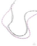 Paparazzi White-Collar Week - Multi Necklace