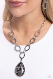 Paparazzi Tangible Tranquility - Black Necklace