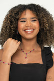 Paparazzi Roses Supposes - Pink Bracelet
