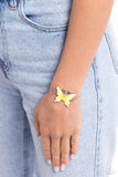 Paparazzi Aerial Adornment - Yellow Bracelet