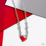 Paparazzi Trendy Tribute - Red Necklace