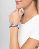 Paparazzi Scattered Showcase - Blue Bracelet