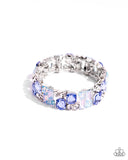 Paparazzi Scattered Showcase - Blue Bracelet