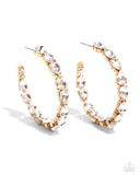 Paparazzi Presidential Pizzazz - Gold Earring