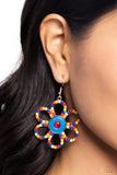 Paparazzi FLOWER Forward - Red Earring